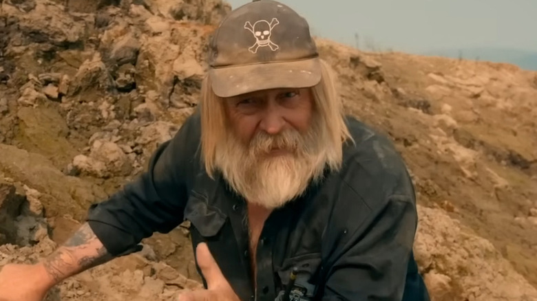 Tony Beets from Gold Rush looking intense 