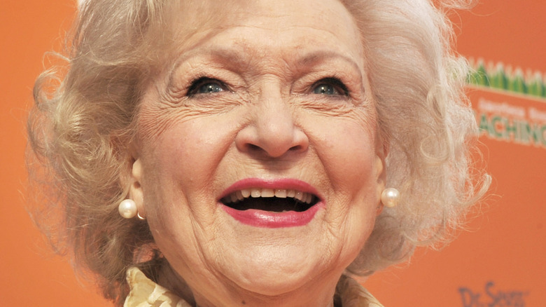 Betty White on the red carpet