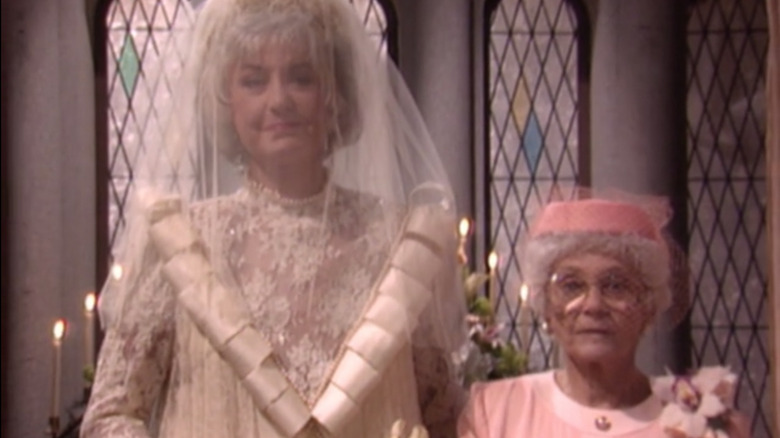 Dorothy in wedding dress