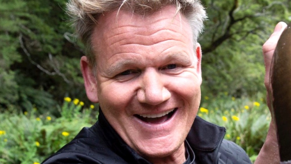 Gordon Ramsay smiling