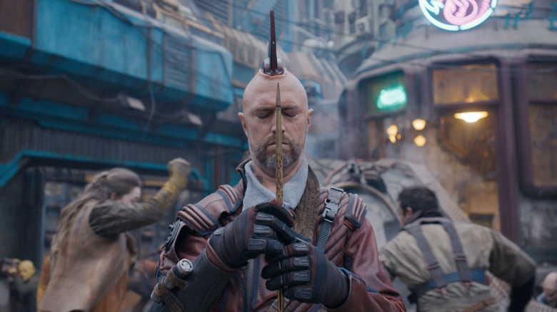 Kraglin in a moment of concentration