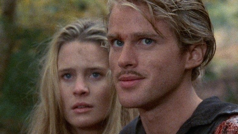 Cary Elwes as Westley and Robin Wright as Buttercup in The Princess Bride