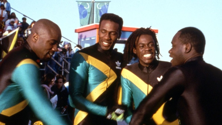 Jamaican bobsled team in Cool Runnings