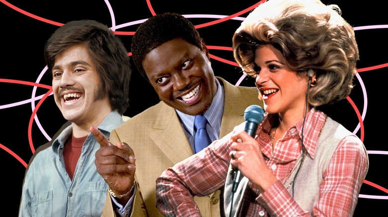 Images of Freddie Prinze, Bernie Mac, and Gilda Radner