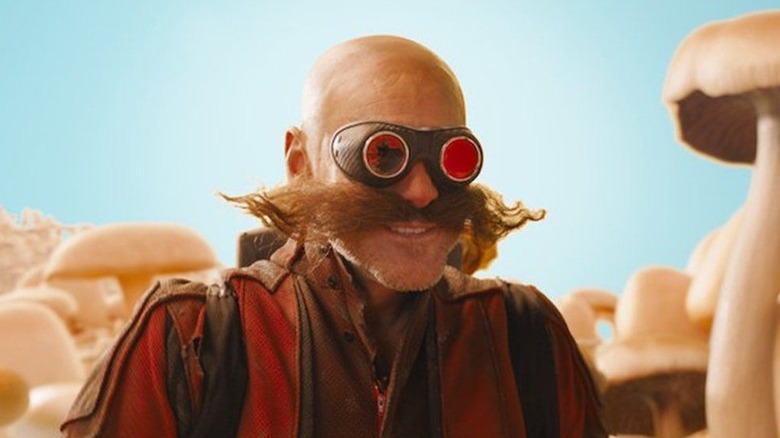 Dr. Robotnik with goggles and mustache