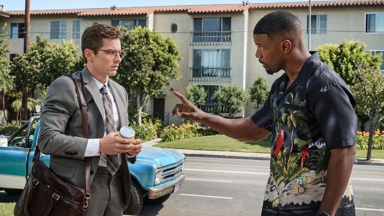 Bud Jablonski talking to Seth in Day Shift (2022)