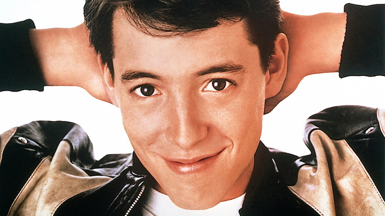 Ferris Bueller smiling slyly