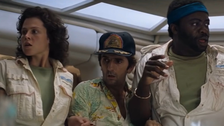 Alien cast terrified