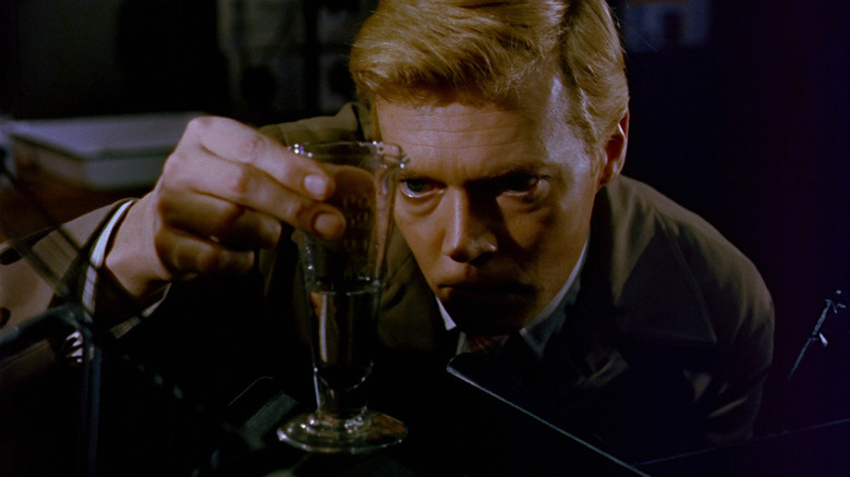 Carl Boehm holding glass