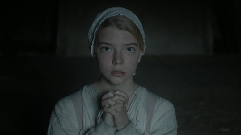 Anya Taylor-Joy praying