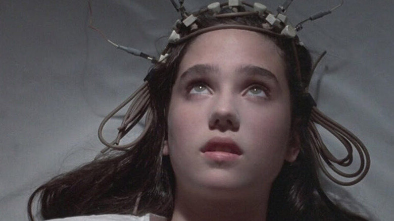 Jennifer Connelly getting an EKG