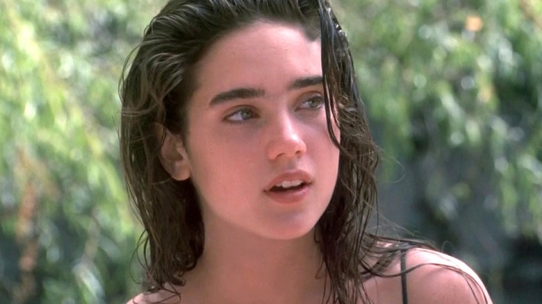 Jennifer Connelly with wet hair