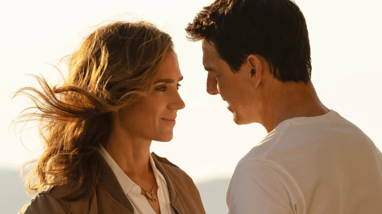 Maverick and Penny lock eyes