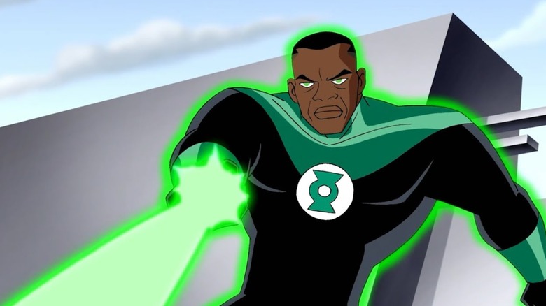 John Stewart uses powers in "Justice League" (2001-2004))