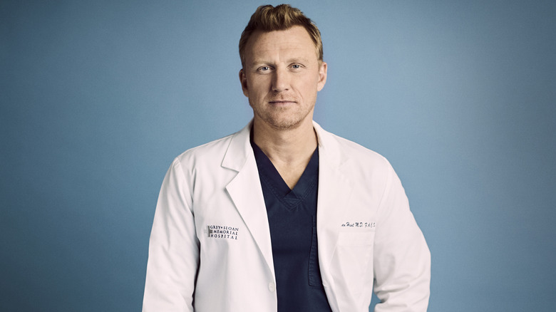 Owen Hunt stands