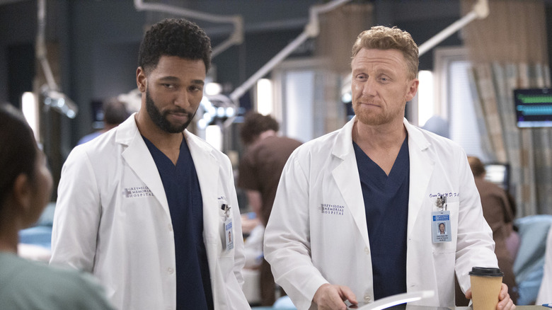 Winston Ndugu and Owen Hunt standing