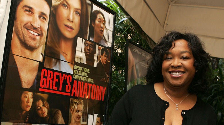 Shonda Rhimes poses at event