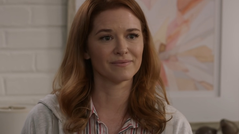 April looking sad