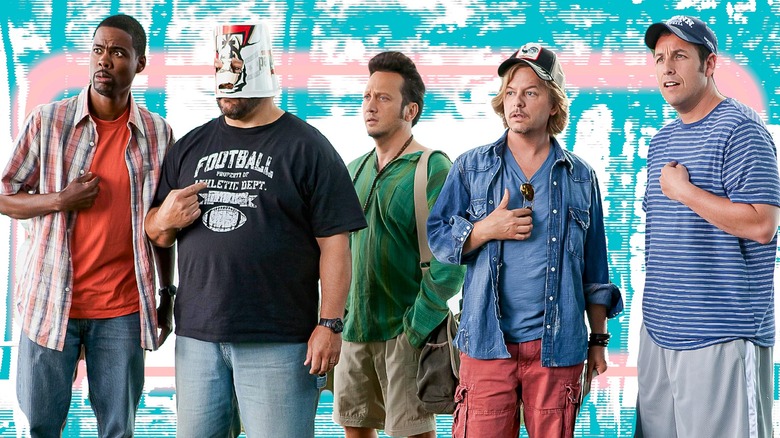 Chris Rock, Kevin James, Rob Schneider, David Spade, Adam Sandler shocked