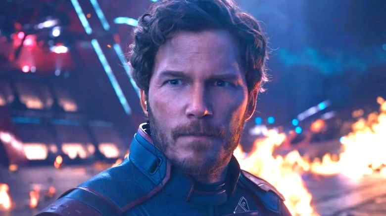 Star-Lord staring