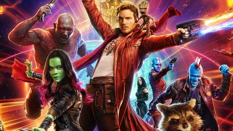 Guardians of the Galaxy team shot