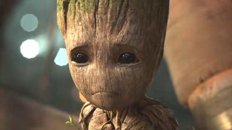 Groot looks sad