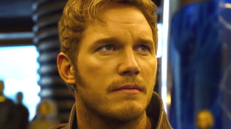 Peter Quill Face Determined