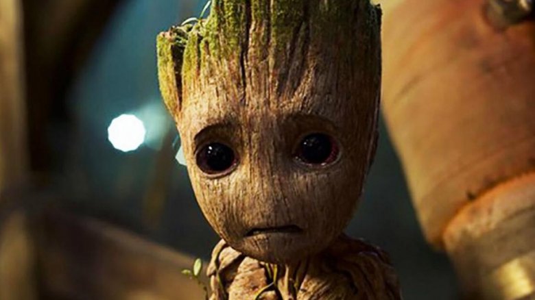 Baby Groot crying