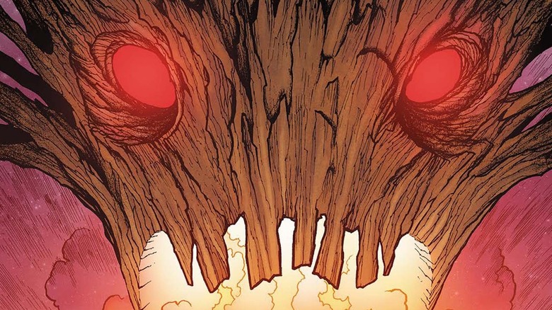 Groot looking monstrous