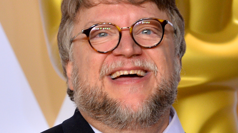 Guillermo del Toro smiles at an award show