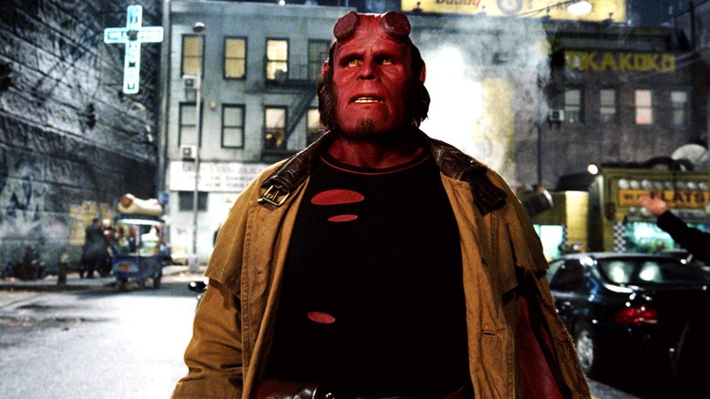 Ron Perlman as Hellboy in Hellboy II: The Golden Army