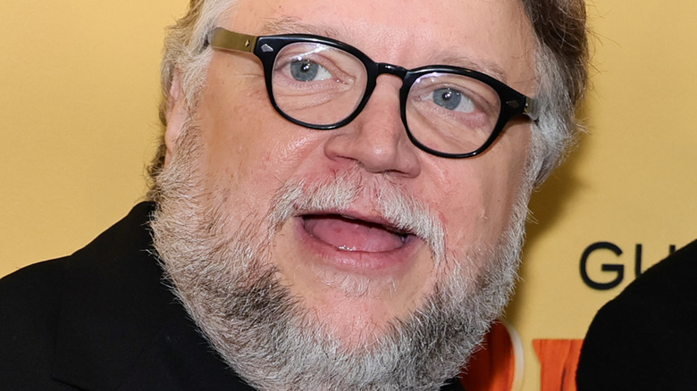 Guillermo del Toro wearing black glasses