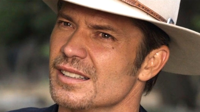 Timothy Olyphant as Raylan Givens serious