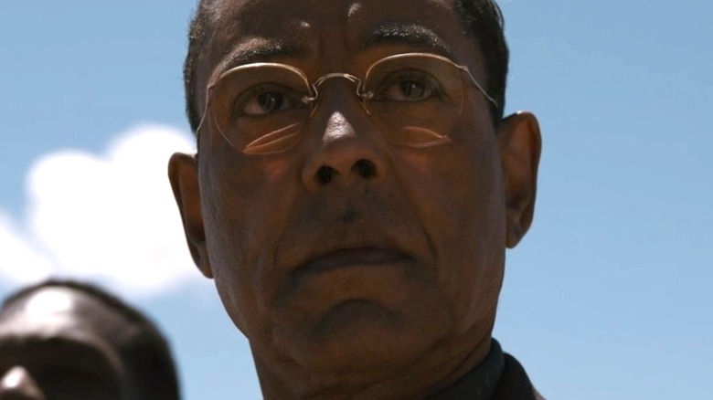 Gus Fring glaring