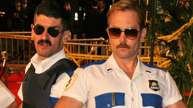Reno 911 cast at an event