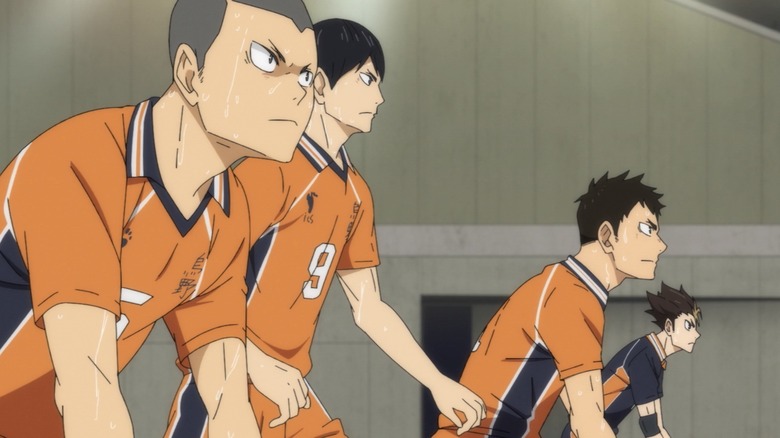 Members of the Karasuno team