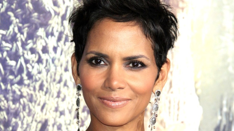 Halle Berry smiling