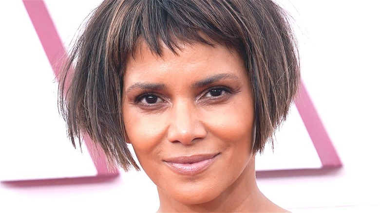 Halle Berry smiling