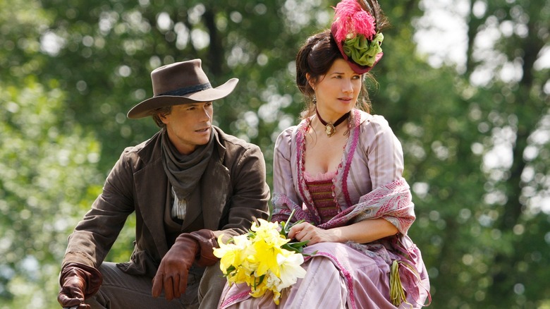 Diana McQueen with her unexpected husband in Mail Order Bride (2008)