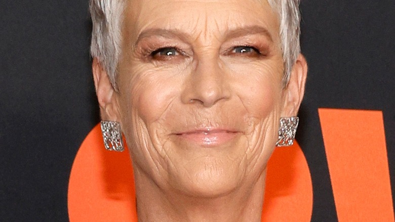 Jamie Lee Curtis poses for Halloween event