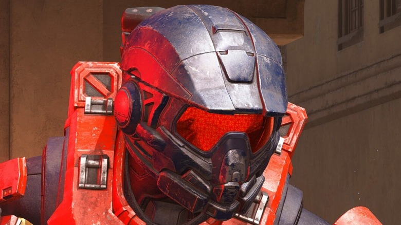 Halo Infinite Red Spartan Close Up