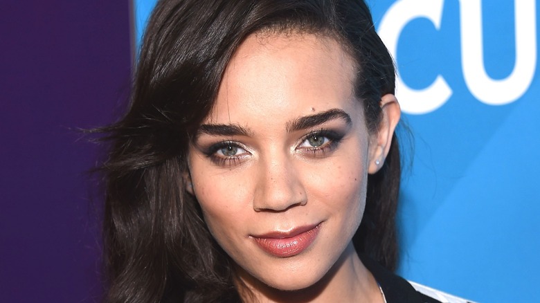 Hannah John-Kamen smiling 