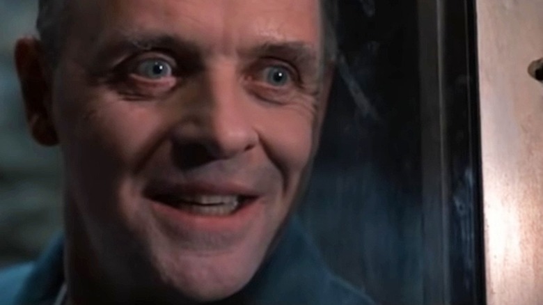 Hannibal Lecter looking deranged