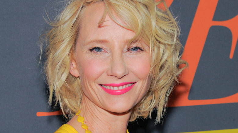 Anne Heche smiling blond hair