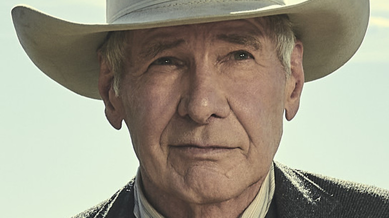 Harrison Ford wearing cowboy hat in 1923