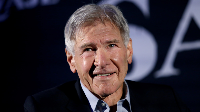 Harrison Ford smiling at event