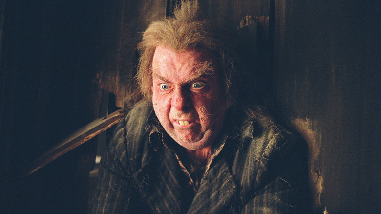 Wormtail making a weird face in Harry Potter and the Prisoner of Azkaban