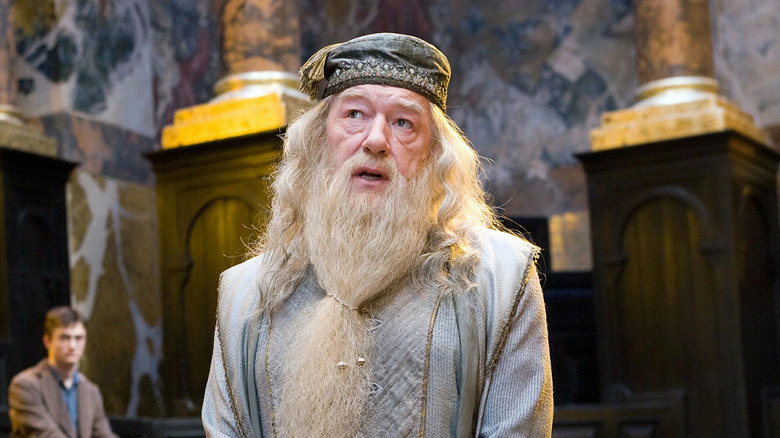 Albus Dumbledore speaking in courtroom