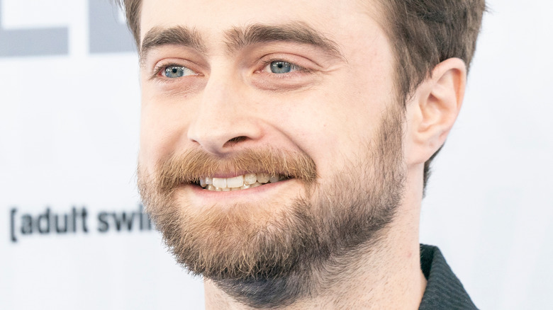 Daniel Radcliffe smiling beard