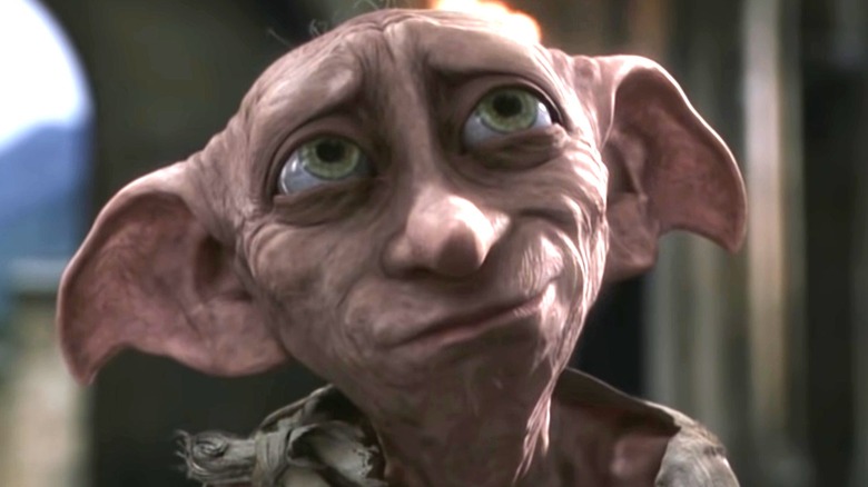 Dobby smirking